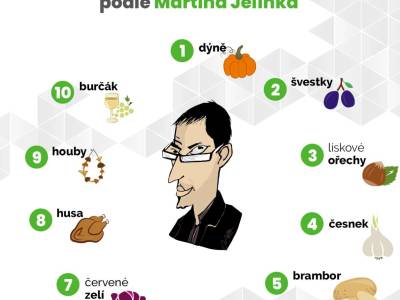 Deset TOP potravin pro podzimní stravování podle Martina Jelínka
