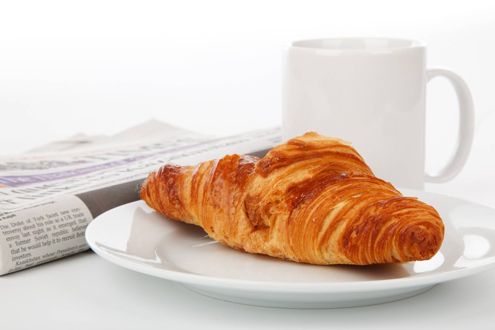 Croissant s mlékem