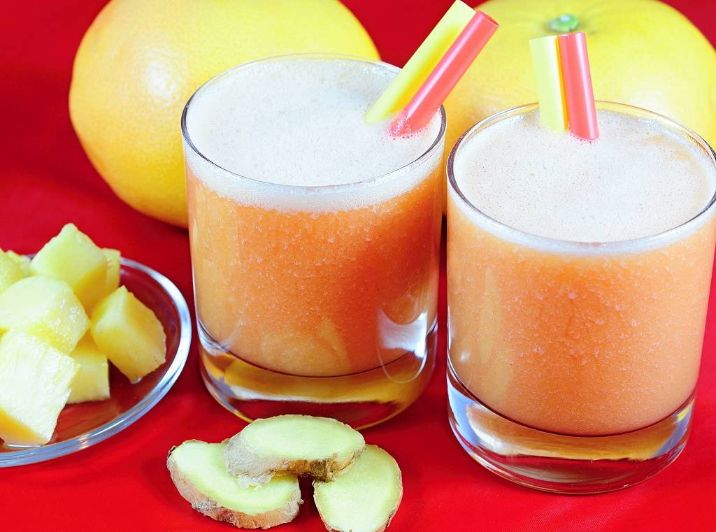 Grepové smoothie se zázvorem