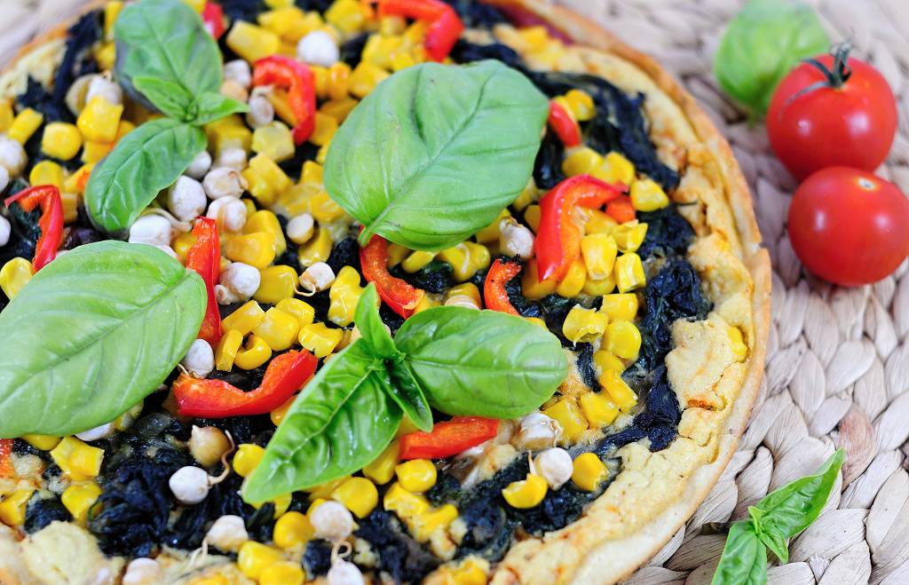 Veganská pizza